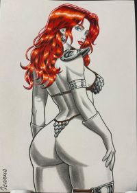 Image for Red Sonja Mixed Media Pin Up