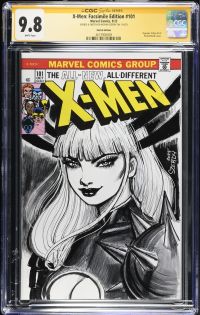 Image for X-Men: Facsimile Edition #101 CGC 9.8 Sketched & Signed by Nathan Szerdy