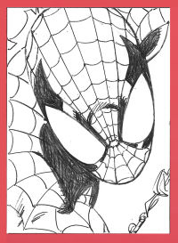 Image for Spider-Man Pencil Sketch Card