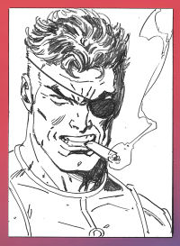 Image for Nick Fury Original Pencil Sketch Card