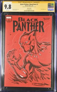 Image for Black Panther: Blood Hunt #1 | Sketch Edition | CGC 9.8 | Signature Series