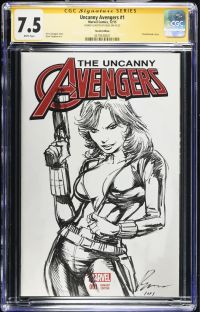 Image for Uncanny Avengers #1 | Sketch Edition | CGC 7.5 | Signature Series