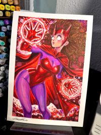 Image for 9"12 Scarlet Witch by Lu Cardoso