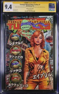 Image for Teenage Mutant Ninja Turtles #1 CGC 9.4 Signed by Jason Aaron