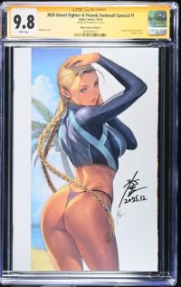Image for 2025 Street Fighter & Friends Swimsuit Special #1 CGC 9.8 Signed by Homare