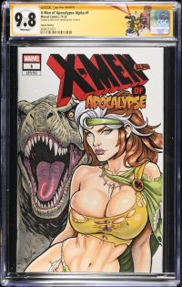 Image for X-Men of Apocalypse Alpha #1 CGC 9.8 Signed & Sketched by Obsidian