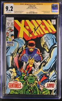Image for X-Men #57 CGC 9.2 Signed by Roy Thomas