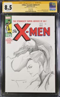 Image for X-Men: Facsimile Edition #1 CGC 8.5 Signed & Sketched by Ivan Tao Shadowcat