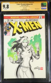 Image for X-Men: Facsimile Edition #101 CGC 9.8 Signed by Shi Min Rogue