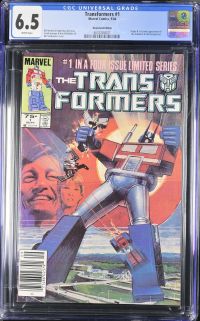 Image for Transformers #1 CGC 6.5