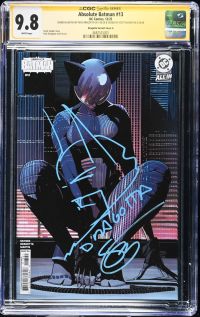 Image for Absolute Batman #13 CGC 9.8 Signed by Scott Snyder and Remarqued by Nick Dragotta