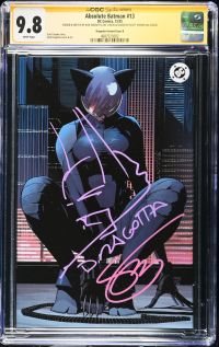 Image for Absolute Batman #13 CGC 9.8 Signed by Scott Snyder and Remarqued & Signed by Nick Dragotta