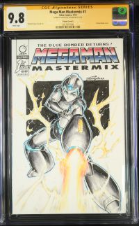 Image for Mega Man Mastermix #1 CGC 9.8 Signed by Shi Min