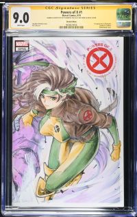 Image for Powers of X #1 CGC 9.0 Signed & Sketch by Ro Yoshimiya Rogue