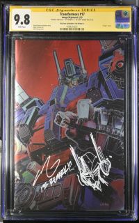Image for ** "1st Remark" John Giang ** | Transformers #17 | CGC 9.8 | Signature Series | Ultra Magnus Exclusive Foil Virgin LTD 500 Copies