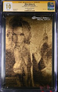Image for CGC SS 10 White Widow #4 Mosaic Gold Metal Cover
