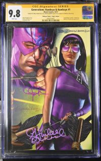 Image for Generations: Hawkeye & Hawkeye #1 signed by Hailee Steinfeld & Jeremy Renner