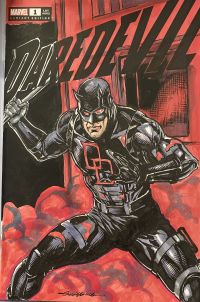 Image for Daredevil Born Again Themed Sketch Cover by Kevin Sharpe