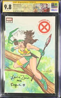 Image for Powers of X #1 CGC 9.8 Signed by Nick Justus and Lenore Zann