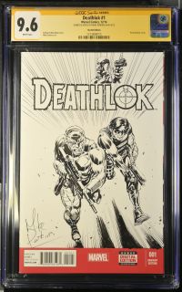 Image for Deathlok #1 Sketch Edition CGC 9.6