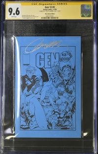 Image for Gen 13 #0 Blue Ashcan Edition CGC 9.6 Signed by J. Scott Campbell