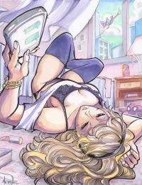 Image for Gwen Stacy (Waiting for his text Series) By Chris Metzner