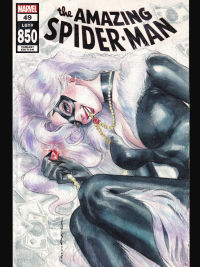 Image for Black Cat Watercolor Sketch Cover