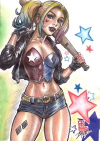 Image for Harley Quinn - ALWAYS READY / Bazal. 8,3x11,7 in. 