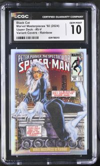 Image for Black Cat #5-V Marvel Masterpieces '92 Variant CGC 10
