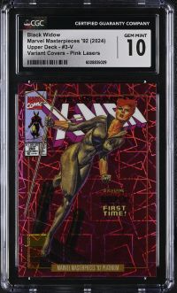 Image for Black Widow #3-V Marvel Masterpieces '92 Variant Covers CGC 10