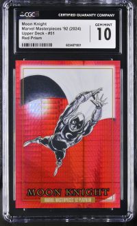 Image for Moon Knight #51 Marvel Masterpieces '92 Red Prism CGC 10
