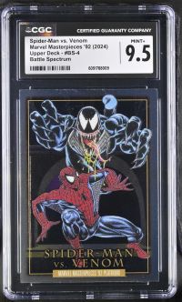 Image for Spider-Man vs. Venom #BS-4 Marvel Masterpieces '92 CGC 9.5