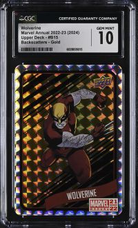 Image for Wolverine #B15 Marvel Annual 2022-23 Backscatters Gold CGC 10