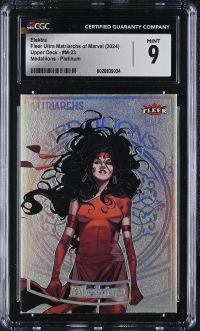 Image for Elektra #M-23 Fleer Ultra Matriarchs of Marvel Medallions Platinum CGC 9