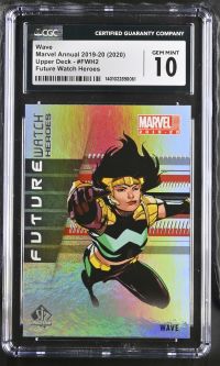Image for Wave Marvel Annual 2019-20 Future Watch Heroes CGC 10