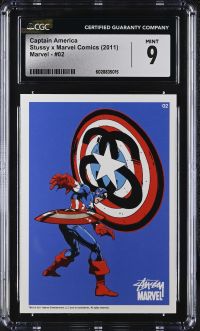 Image for Captain America #02 Stussy x Marvel Comics CGC 9
