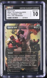 Image for Saw in Half #1755 SLD: Deadpool CGC 10