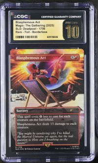 Image for Blasphemous Act #1756 SLD: Deadpool CGC Pristine 10
