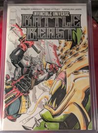 Image for x5 Battle Beast #1 Sketch Covers Signed by Tevin Issac and Ryan Ottley