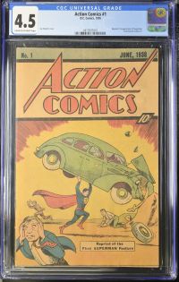 Image for Action Comics #1 CGC 4.5