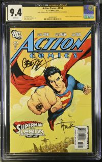 Image for Action Comics #858 CGC 9.4 Signed by Gary Frank & Geoff Johns