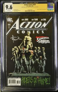 Image for Action Comics #859 CGC 9.6 Signed by Gary Frank & Geoff Johns