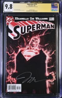 Image for Superman #212 CGC 9.8 Signed by Jim Lee