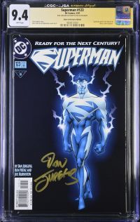 Image for Superman #123 CGC 9.4 Signed by Dan Jurgens