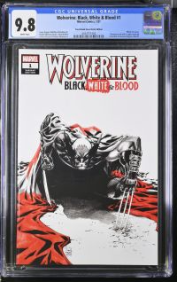 Image for Wolverine: Black, White & Blood #1 CGC 9.8 Tan Variant Error Edition
