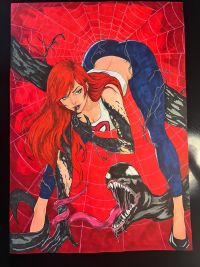 Image for Mary Jane and Venom ART by Renato (11"x17")