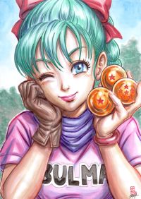 Image for DragonBall. Bulma - PLAYFUL… UNTIL IT’S NOT / Bazal. 8,3x11,7 in.