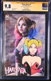 Image for Harley Quinn #23 CGC 9.8 Signed & Sketched by Will Jack