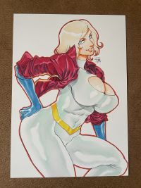 Image for Power Girl by SHIKAGO Size A4