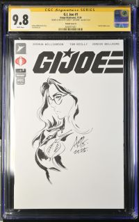 Image for G.I. Joe #1 | Artgerm | Baroness Sketch | CGC 9.8 | Signature Series